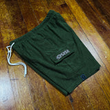 Green Curdoroy Walking Shorts