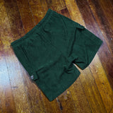 Green Curdoroy Walking Shorts